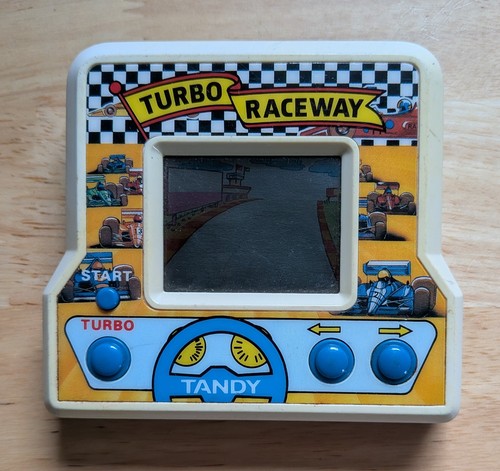 Tandy turbo raceway lcd video - tandy,