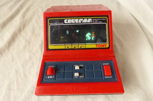Vintage tomy caveman - tomy, handheld