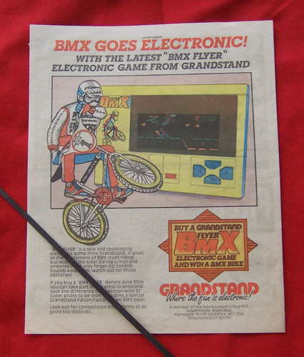 Bmx flyer electronic - hand, held